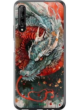 Чехол на huawei p smart pro стихия огня "6101u-1906-10746"