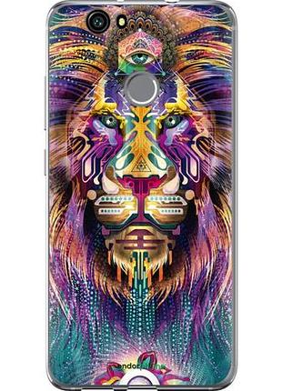 Чехол на huawei nova люминесцентный лев "4037u-439-10746"