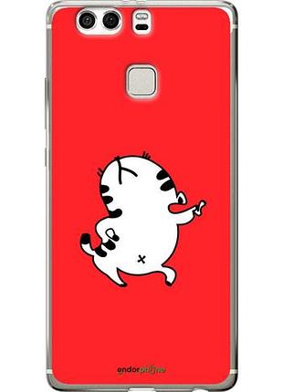 Чехол на huawei p9 plus котик "4577u-300-10746"