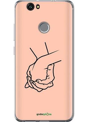 Чехол на huawei nova руки "4896u-439-10746"