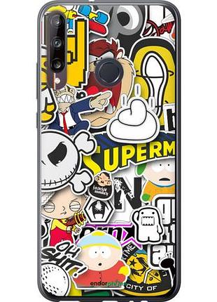 Чехол на huawei p40 lite e popular logos "4023u-1875-10746"