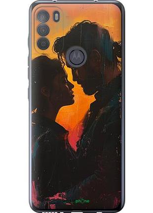 Чехол на motorola g50 любовь на полотне "6067u-2354-10746"