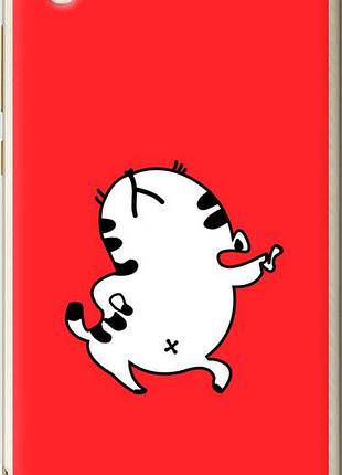 Чехол на huawei y6 ii котик "4577u-338-10746"
