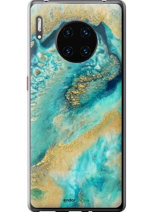 Чехол на huawei mate 30 pro green marble "4365u-1796-10746"