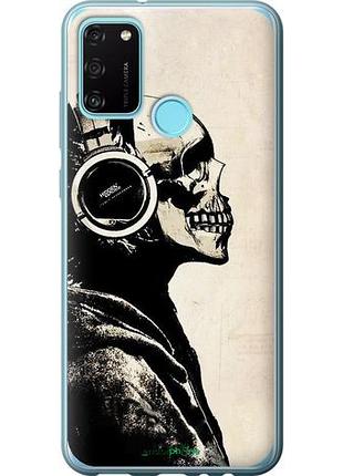 Чехол на huawei honor 9a скелет-меломан v2 "1200u-1900-10746"