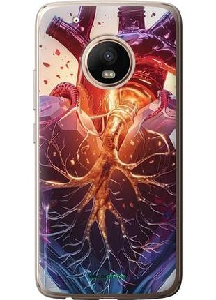 Чехол на motorola moto g5 plus crystal heart "6070u-1038-10746"