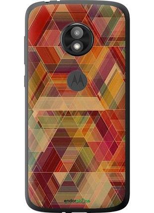 Чехол на motorola moto e5 play геометрический узор "904u-1429-10746"