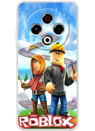 Чохол силіконовий з картинкою на tecno spark 30 (роблокс, roblox)