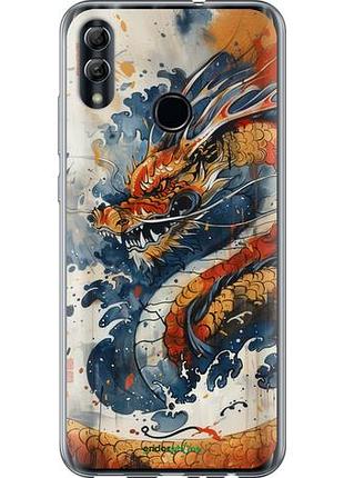 Чехол на huawei honor 10 lite ярость дракона "6112u-1618-10746"