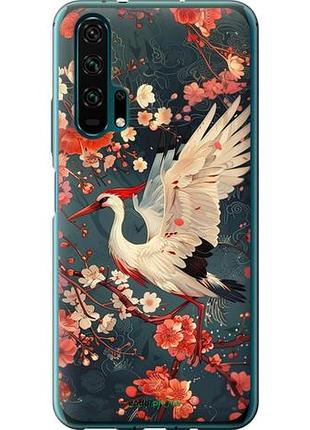 Чехол на huawei honor 20 pro сакура и аист "6108u-1702-10746"