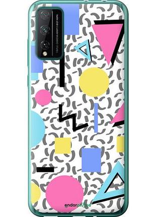 Чехол на huawei honor play 4t pro color shapes "4893u-1914-10746"