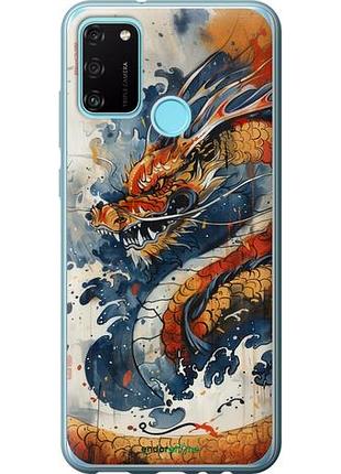 Чехол на huawei honor 9a ярость дракона "6112u-1900-10746"