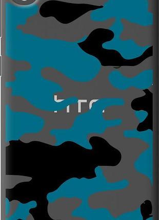 Чохол на htc desire 820 камуфляж прозорий фон "4877u-133-10746"