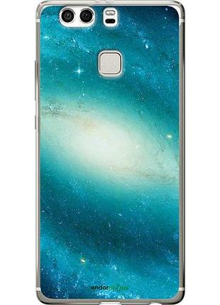 Чехол на huawei p9 plus голубая галактика "177u-300-10746"