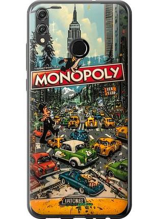 Чехол на huawei honor 8x городской драйв monopoly "6088u-1596-10746"