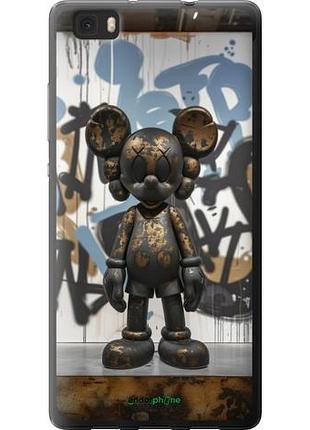 Чехол на huawei ascend p8 lite bronze kaws v2 "6098u-126-10746"