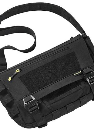 Универсальная повседневная сумка nitecore slb06 черная (cordura 500d, 7л)