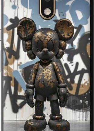 Чехол на motorola moto g4 plus bronze kaws v2 "6098u-953-10746"