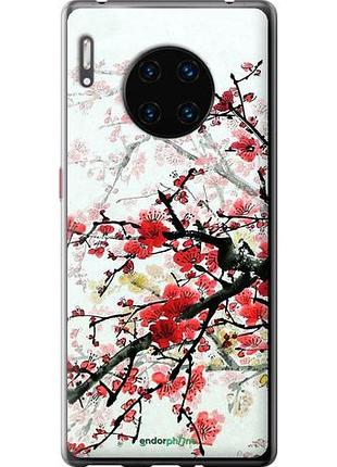 Чехол на huawei mate 30 pro цветущий куст "831u-1796-10746"