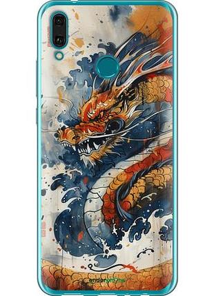 Чехол на huawei y9 2019 ярость дракона "6112u-1602-10746"