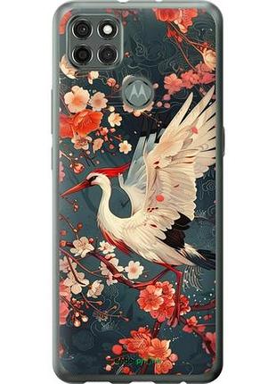 Чехол на motorola g9 power сакура и аист "6108u-2229-10746"