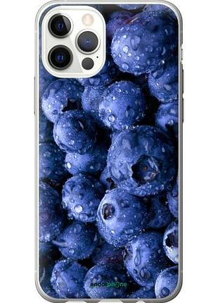 Чехол на iphone 12 голубика "4459u-2053-10746"