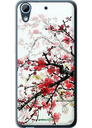 Чехол на htc desire 628 dual sim цветущий куст "831u-949-10746"