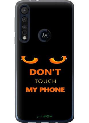Чехол на motorola one macro don't touch the phone "4261u-1812-10746"