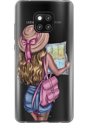 Чохол на huawei mate 20 pro дівчина з карткою "4704u-1567-10746"