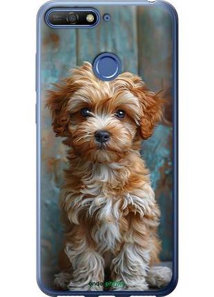 Чехол на huawei honor 7c щенок мальтипу "6157u-1411-10746"