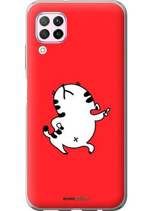 Чехол на huawei nova 6se котик "4577u-1823-10746"
