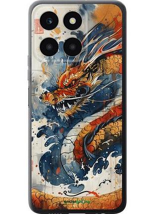 Чехол на huawei honor x6a ярость дракона "6112u-3340-10746"