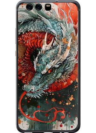 Чехол на huawei p10 стихия огня "6101u-780-10746"