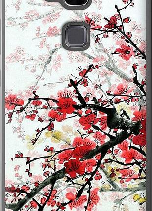 Чехол на huawei ascend mate 7 цветущий куст "831u-140-10746"