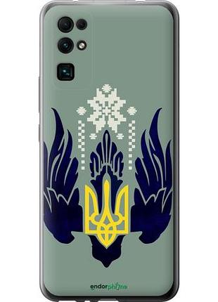 Чехол на huawei honor 30 тризуб с крыльями "5640u-1921-10746"