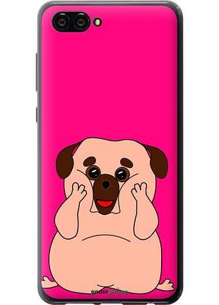 Чехол на huawei nova 2s весёлый мопс "4908u-1388-10746"