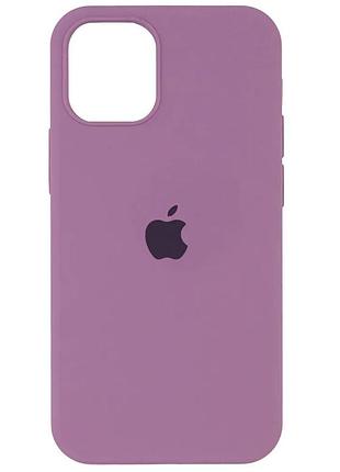 Чохол fiji silicone case для apple iphone 15 pro max бампер накладка soft touch з мікрофіброю lilac pride