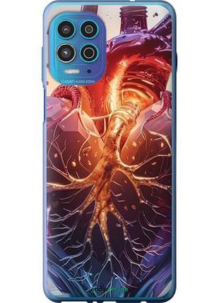 Чехол на motorola edge s crystal heart "6070u-2860-10746"