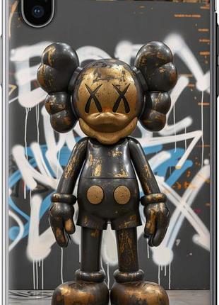 Чехол на iphone x bronze kaws v3 "6099u-1050-10746"