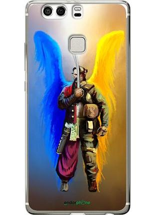Чехол на huawei p9 plus воин-ангел "5317u-300-10746"