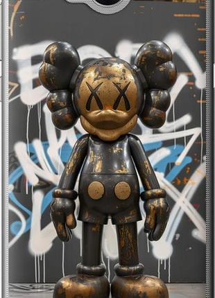 Чехол на huawei y5 2017 bronze kaws v3 "6099u-992-10746"