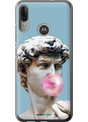 Чехол на motorola moto e6 plus микеланджело "4500u-1780-10746"