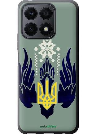 Чехол на huawei honor x8a тризуб с крыльями "5640u-2963-10746"