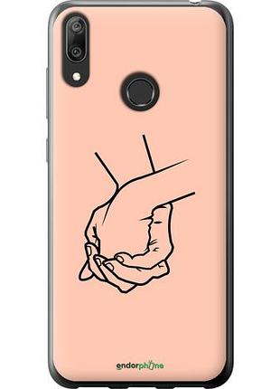 Чехол на huawei y7 2019 руки "4896u-1638-10746"