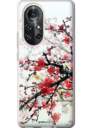 Чехол на huawei nova 8 pro цветущий куст "831u-2246-10746"