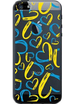 Чехол на iphone 5 сердца ua "5292u-18-10746"