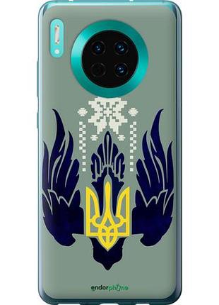 Чехол на huawei mate 30 тризуб с крыльями "5640u-1773-10746"