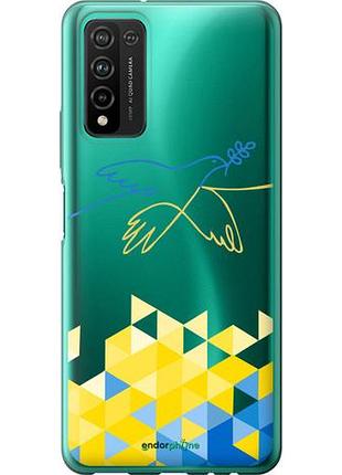 Чехол на huawei honor 10x lite птица мира "5231u-2198-10746"