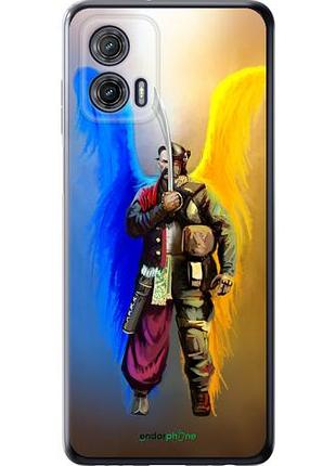 Чехол на motorola g73 воин-ангел "5317u-3196-10746"