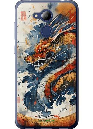 Чехол на huawei honor 6c pro ярость дракона "6112u-1358-10746"